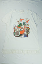 Light Cotton Shirt Dress in Steel with Vintage Donald Duck Print