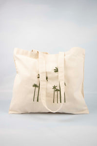 West Coast on Small Natural Canvas Tote