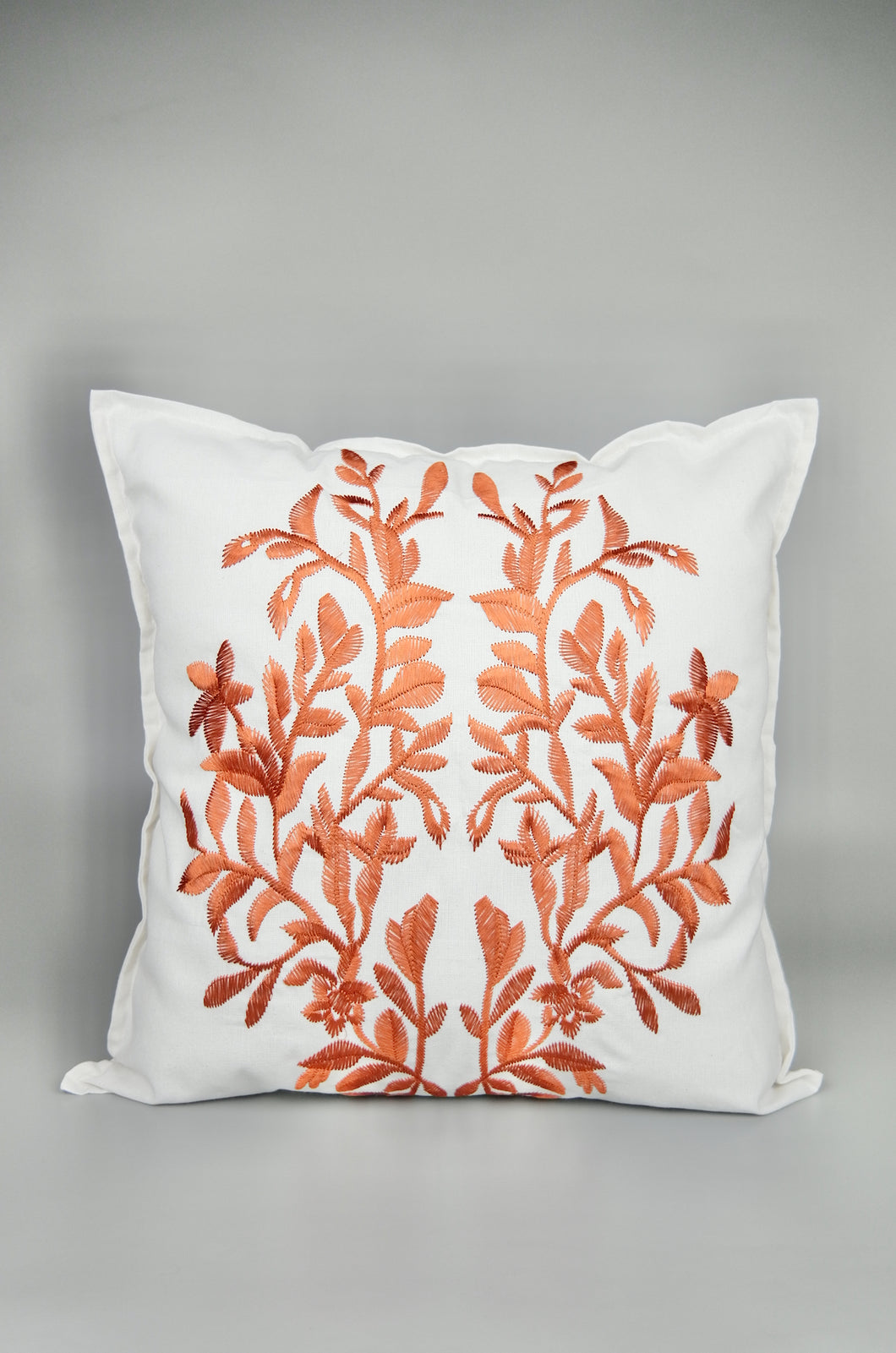Cecile on Light Canvas Cushion Cover