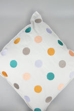 Dots on Light Canvas Cushion Cover