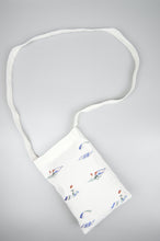 Beach on Natural Canvas Mini Sling Bag