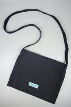 Graphic Heart on Small Dark Denim Sling Bag