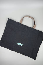 Graphic Heart on Denim Legal Document Sized Expandable Tote