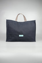 Graphic Heart on Denim Legal Document Sized Expandable Tote