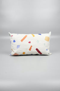Shapes in Natural Canvas Mini Pillow