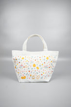 Easter Chicks on Natural Canvas Small Handbag