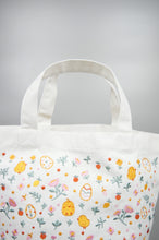 Easter Chicks on Natural Canvas Small Handbag